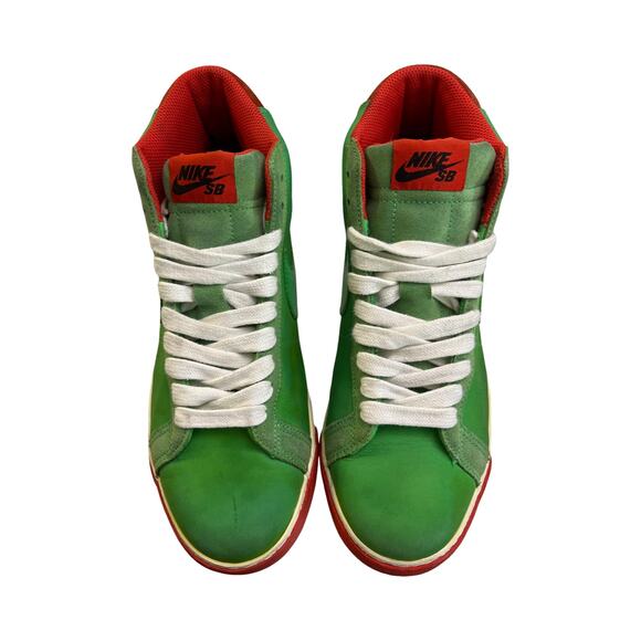 Nike SB Dunk High Pro Green Varsity Red 314070-331 Men’s Size 8 (2009) - Picture 10 of 10